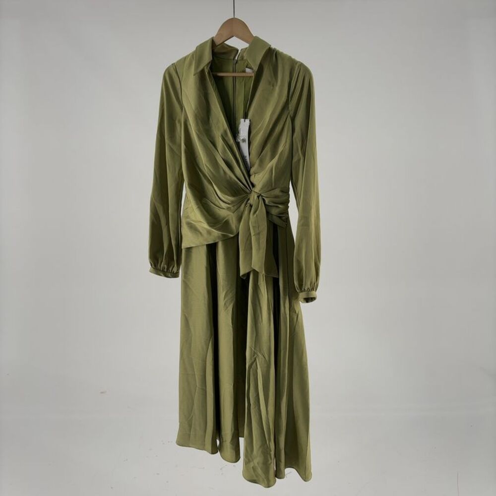 Badgley Mischka Wrap Full Skirt Day Dress